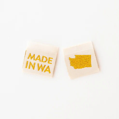 Made in WA woven labels by Sarah Hearts